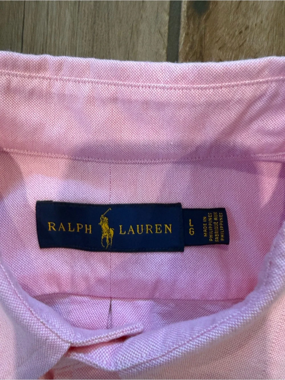 Polo by Ralph Lauren Pale Pink Short-Sleeve Button-Down Shirt